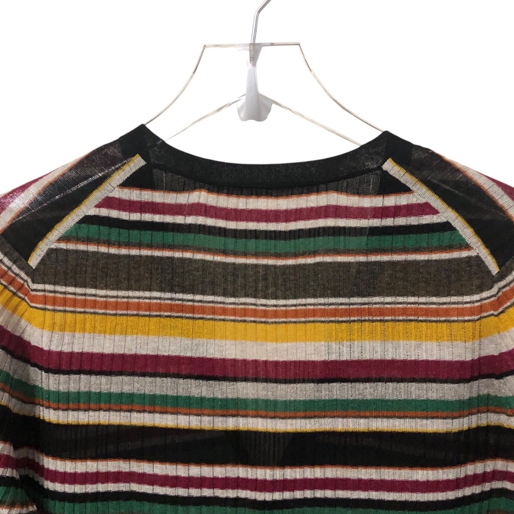 Veronica Beard | Ribbed Button Front Multi Color … - image 8